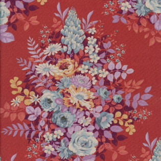 Látka Tilda Chic Escape Whimsyfower Rust