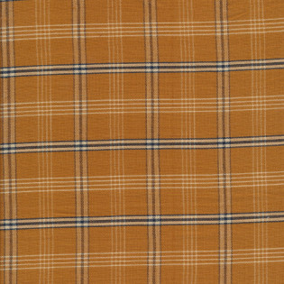Tkaná bavlna MODA Homemade Homespuns - skořicová kostka s černou