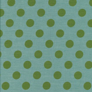 Tkaná bavlna TILDA Chambray Dots Tealgreen