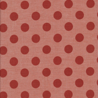 FQ tkaná bavlna TILDA Chambray Dots - Ginger