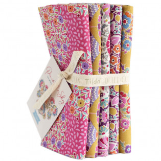 Bundl TILDA Pie in the Sky Mustard - 5 ks FQ