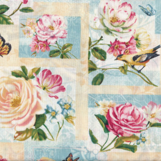 Látka jarní patchwork