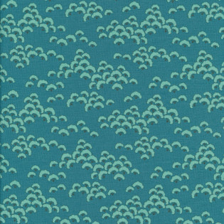FQ Tilda Bloomsville Cottonbloom Petrol