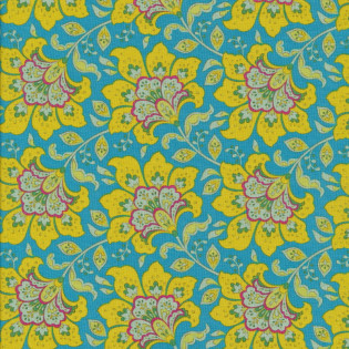 Látka Tilda Bloomsville Flowermarket Sky