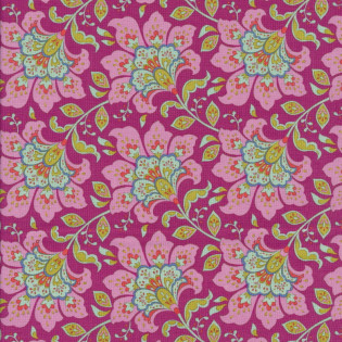 FQ Tilda Bloomsville Flowermarket Plum