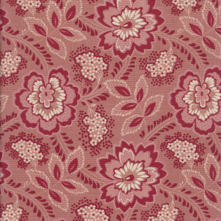 Látka MODA FG Chateau De Chantilly - velký motiv na růžové