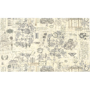 LEN/Bavlna - látka MODA Etchings - mix motivů