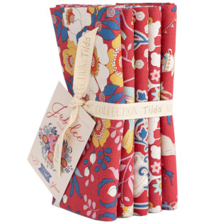 Bundl TILDA Jubilee red, 5 ks FQ