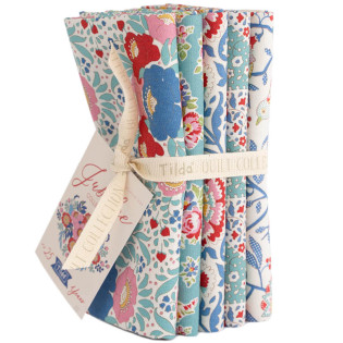 Bundl TILDA Jubilee Sky blue, 5 ks FQ