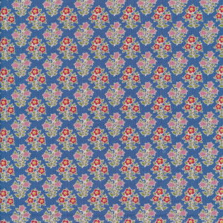 FQ Tilda Jubilee Farm Flowers Blue