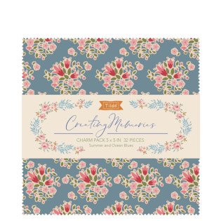 Charm pack TILDA Creating Memories - Summer and Ocean Blues 300211