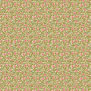 Látka TILDA Creating Memories - Spring - Brie Green, 45 cm