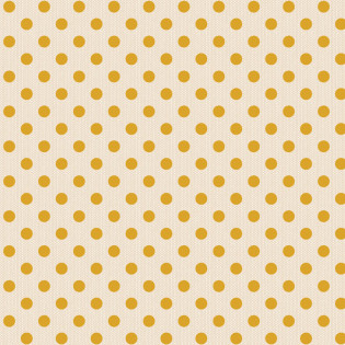 FQ tkaná bavlna TILDA Creating Memories - Spring - Polkadot Yellow