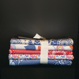 Bundl TILDA Lazy Days Blue, 5 FQ
