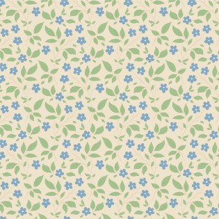 FQ TILDA Tipsy - Cream/Blue