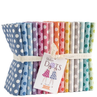 Bundl TILDA Medium Dots F8, 15 ks