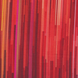 Látka MODA Gradients oranžovo červené pruhy