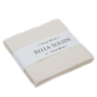 Charm pack MODA Bella Solids Eggshell 281