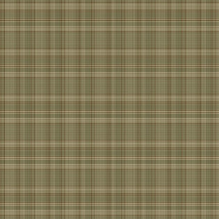 Látka One Sister - Yarn Dyes - khaki kostka nepravidelná
