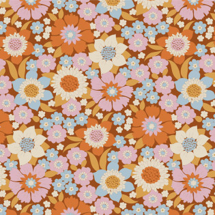Látka Tilda Wallflower Lauren Caramel