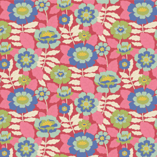 Látka Tilda Wallflower Beverly Pink