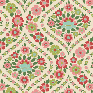 Látka Tilda Wallflower Bianca Greed
