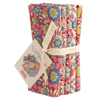 Bundl TILDA Wallflower Red, 5 FQ