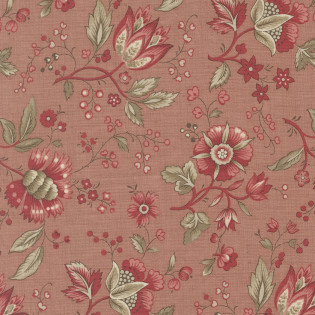 FQ MODA FG Joie De Vivre - barevný květ na starorůžové