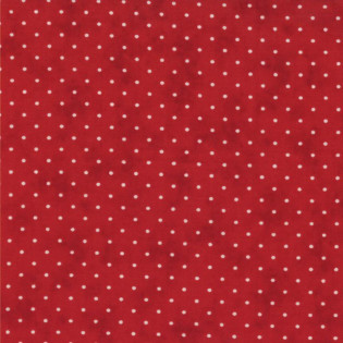 Látka MODA Essential Dots Country Red