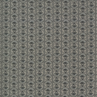 Látka MODA - Boudoir, drobný motiv na šedé