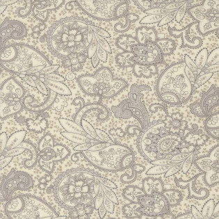 Látka MODA Ambiance - paisley na smetanové
