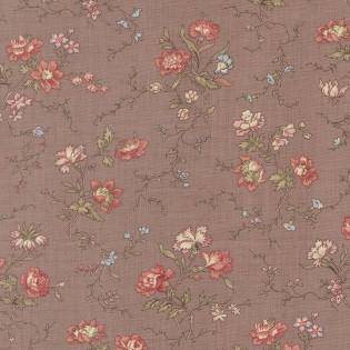 Látka MODA FG - Fleur De Paris - jemná kvítka na lila