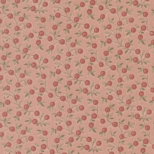 Látka MODA FG - Fleur De Paris - květinová liánka na růžové